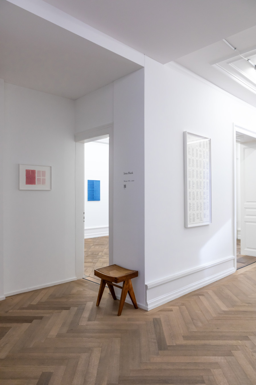 Irma Blank: Works 1970 - 2018, Mai 36 Galerie, Installation view, 2022, Photo credits: Céline Hess
