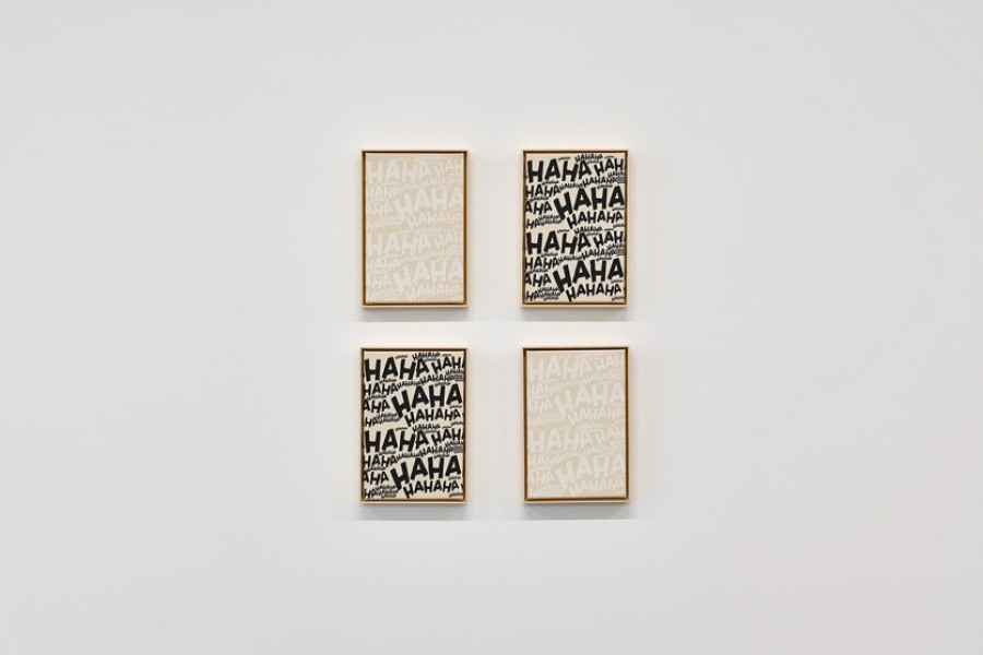 Installation view, NEOGEO, Décalages féminins, works by Claudia Comte, Edition VFO, Zürich, 2025. Photography by Bernhard Strauss