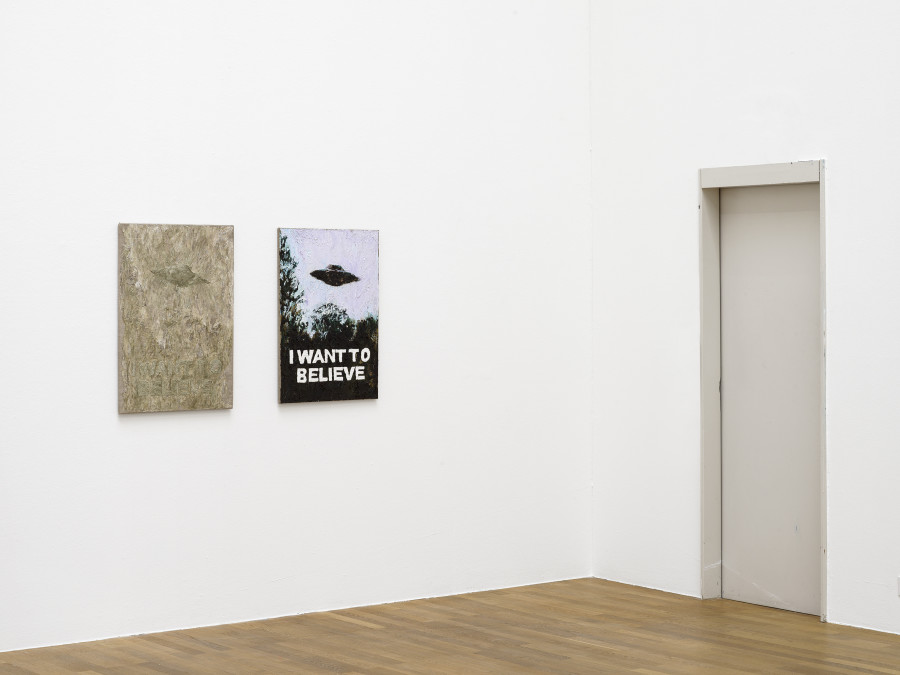 Vera Palme, Ohne Titel (IWTB II) & Ohne Titel (IWTB I), 2024, in Diversion, Kunsthalle Winterthur, 2025. Photo: Cedric Mussano. Courtesy of Kunsthalle Winterthur.