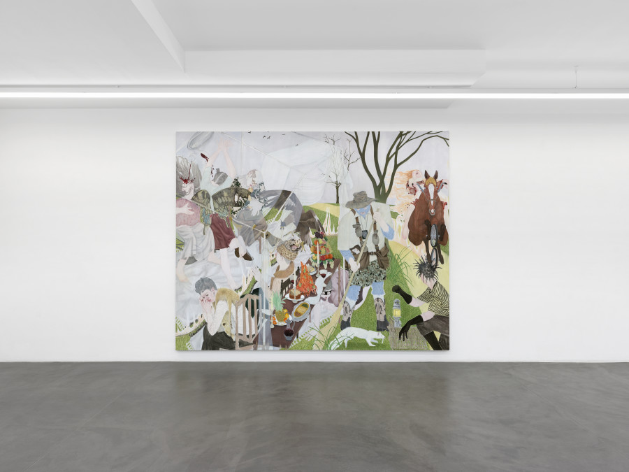 Installation view, Ding Shilun, Spectres in Rehearsal, Bernheim Gallery, Zürich, 2026. Courtesy of the Artists and Bernheim Gallery, Zurich. Credit Photo: Annik Wetter