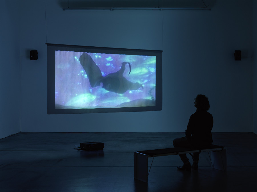 Damián Ortega, Acrylic Ocean, 2023, installation view, Museum Haus Konstruktiv, 2023, photo: Stefan Altenburger