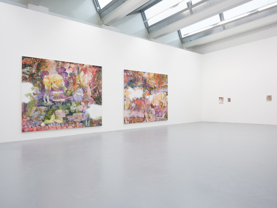 Jeanne Jacob, I just truly want to listen to you and myself genuinely, please doudou, exhibition view, 2024. CAN Centre d’art Neuchâtel, Switzerland. Photography: Sebastian Verdon. Courtesy: All images copyright and courtesy of the artist and CAN Centre d’art Neuchâtel