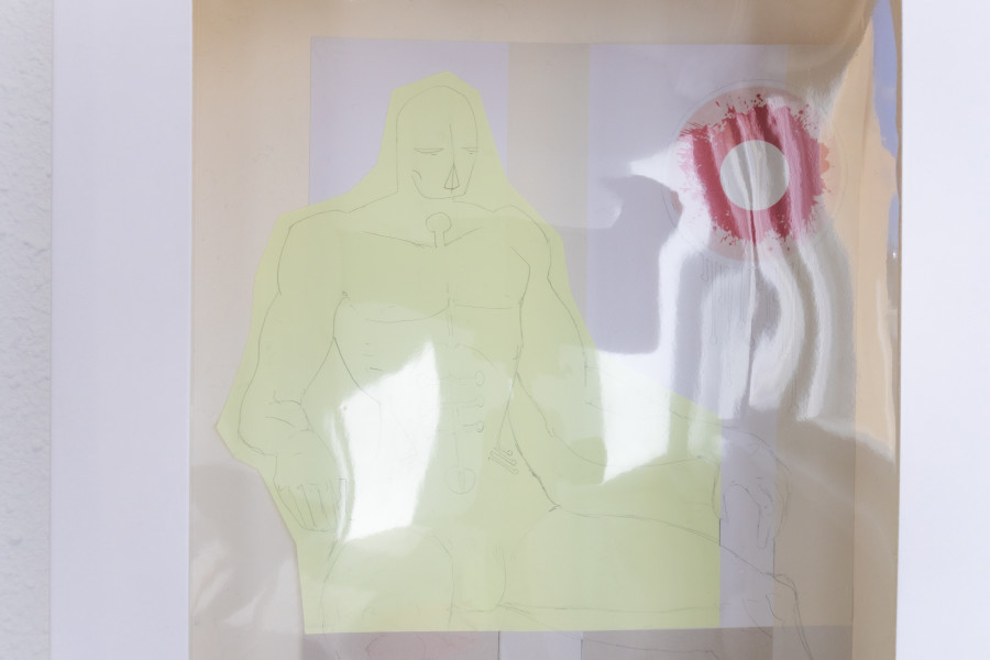 Exhibition view, Mix, Saehan Parc and Thilda Bourqui, Halmet, Zürich, 2026. Photo credit: WALENTINA