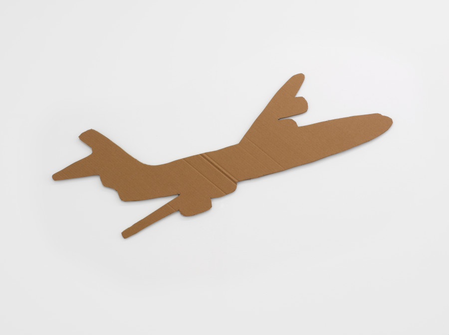 Hans-Peter Feldmann, Flugzeug, 2000s, Cardboard, 136 x 60 cm