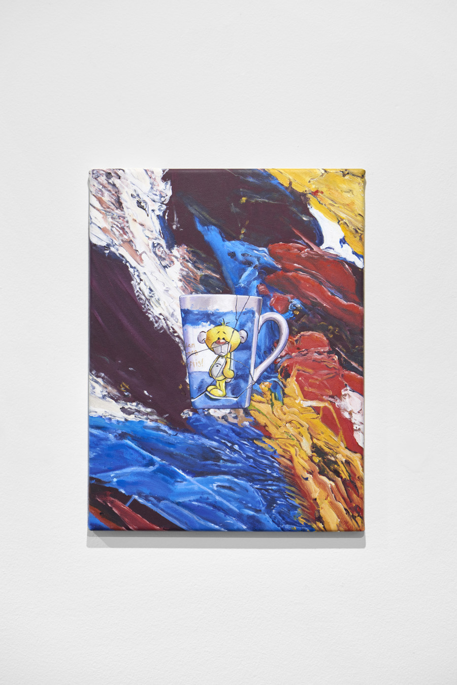 Mathieu Dafflon, Tilda’s cup, 2022. Oil on canvas, 42 x 32 cm, (Ref. DAF010217). Photo: by Philipp Hänger
