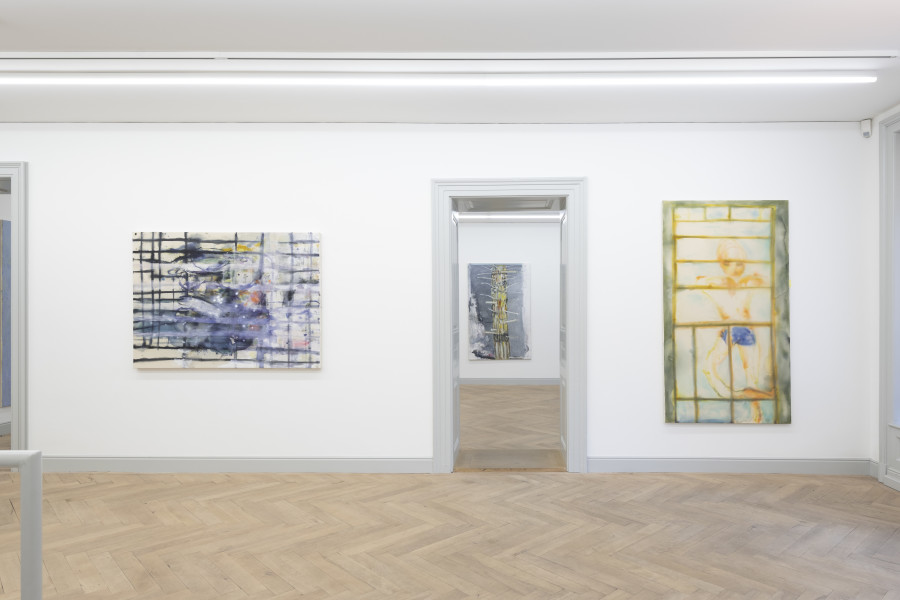 Installation view, Valérie Favre, Temps contre Temps, a taste of freedom, Galerie Peter Kilchmann, 2024.