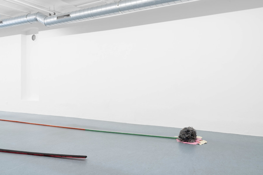 Exhibition view, From Cowboy to Cobaye, Salomé Engel. Photo credits: marytwo