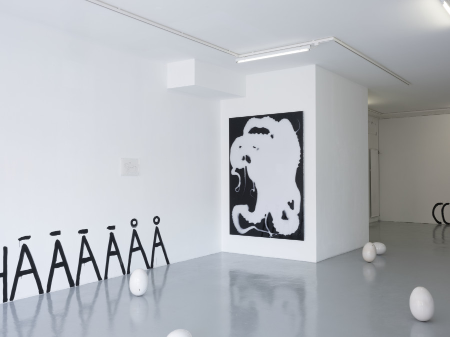 Exhibition view, Fabian Marti, Vide tentaculaire, Wilde, 2022. Photo: Tara Ulmann