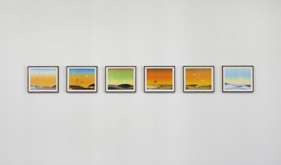 Installation view, Eternal Landscapes, Edition VFO, Zürich, 2025-2026. Photo credit: Bernhard Strauss