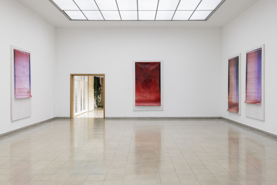Akosua Viktoria Adu-Sanyah, RESIDUAL SKY, Installation view Kunsthaus Glarus. Photo: Gina Folly. Kunsthaus Glarus, 2026. Courtesy the artist.