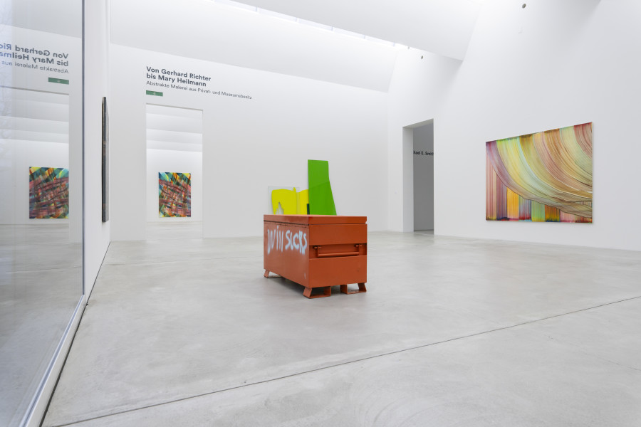 Exhibition view, From Gerhard Richter to Mary Heilmann, Abstract Art from Private Collections and the Museum’s Holdings, Kunst Museum Winterthur, 2024. © Kunst Museum Winterthur / Reto Kaufmann
