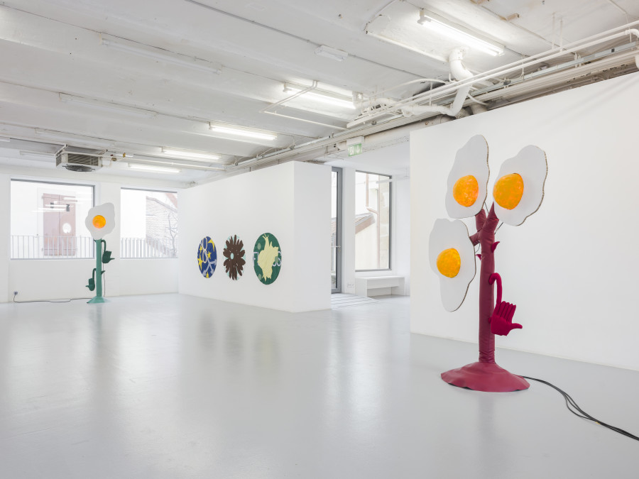Nastasia Meyrat, dwelling with the shadows, exhibition view, 2024. CAN Centre d’art Neuchâtel, Switzerland. Photography: Sebastian Verdon. Courtesy: All images copyright and courtesy of the artists and CAN Centre d’art Neuchâtel