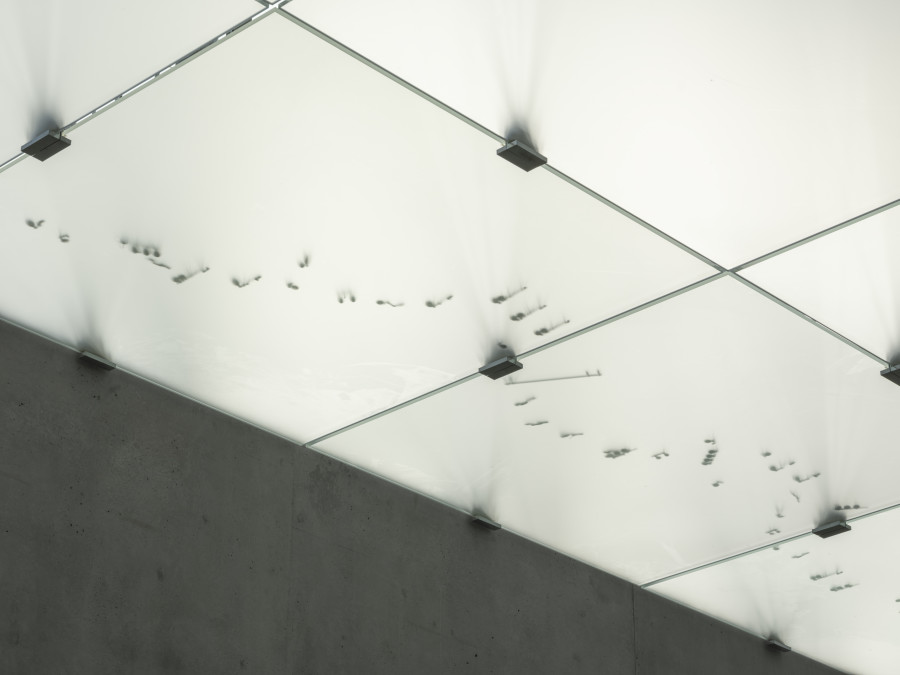 Cyprien Gaillard, When you expect flutes, it’s whistles, Detail view second floor Kunsthaus Bregenz, 2026. Photo: Timo Ohler. © Cyprien Gaillard, Kunsthaus Bregenz. Courtesy of the artist, Sprüth Magers, Gladstone Gallery