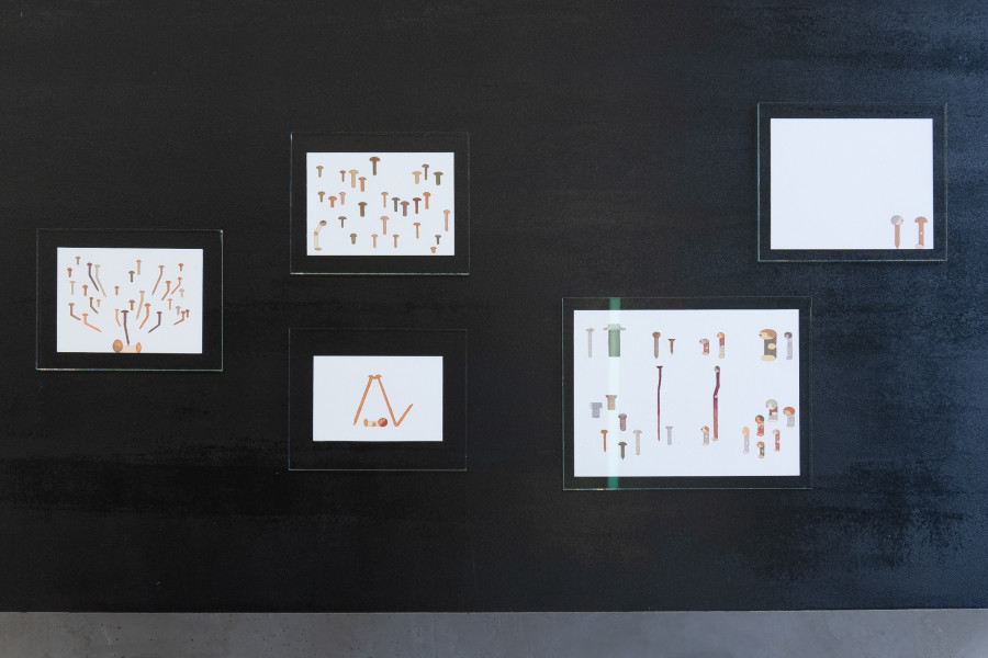 Exhibition view, Mix, Saehan Parc and Thilda Bourqui, Halmet, Zürich, 2026. Photo credit: WALENTINA