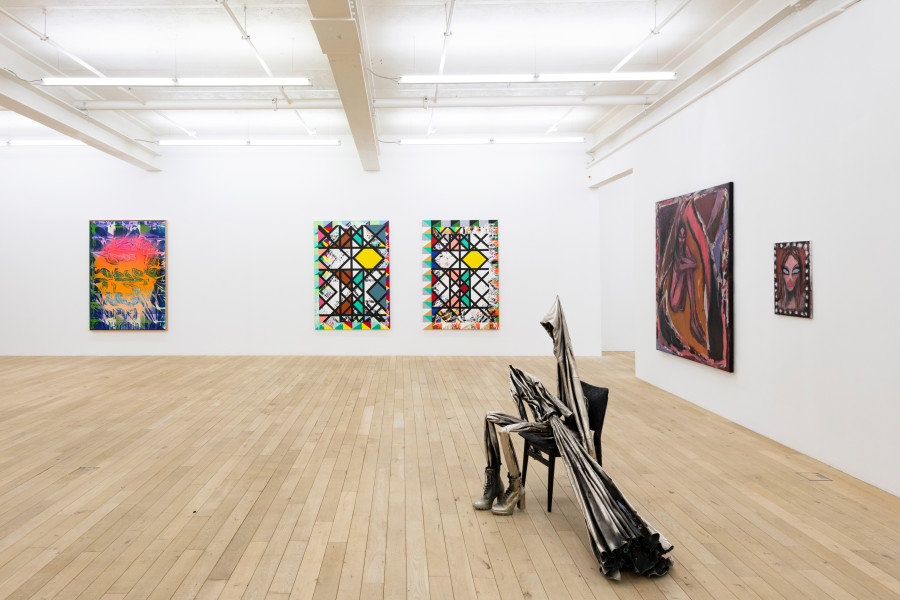 Installation view, Shifting, Galerie Peter Kilchmann, 2025.