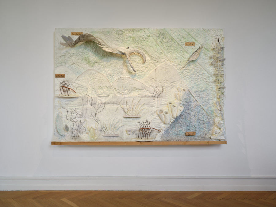 Lin May Saeed, exhibition views, Kunsthalle Bern, 2026. Photo: David Aebi. Courtesy: Estate Lin May Saeed; Jacky. Strenz, Frankfurt am Main.