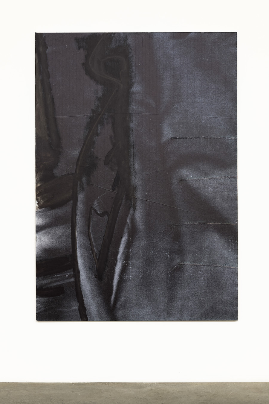 Sergej Jensen, Four Scars, 2020. Acryl und UV Druck auf genähtem Leinen, 200 x 140 cm. Courtesy the artist and Galerie Neu, Berlin. Foto: Stefan Korte