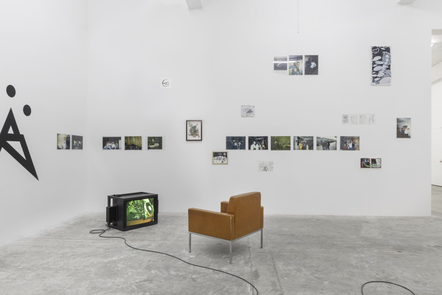 Installation view, KOBRA HERITAGE 1997–2017, CIRCUIT, Centre d’Art Contemporain, Lausanne, 2024. photographer: Aude Mayer. © the artists, Aude Mayer, CIRCUIT Centre d’art contemporain Lausanne