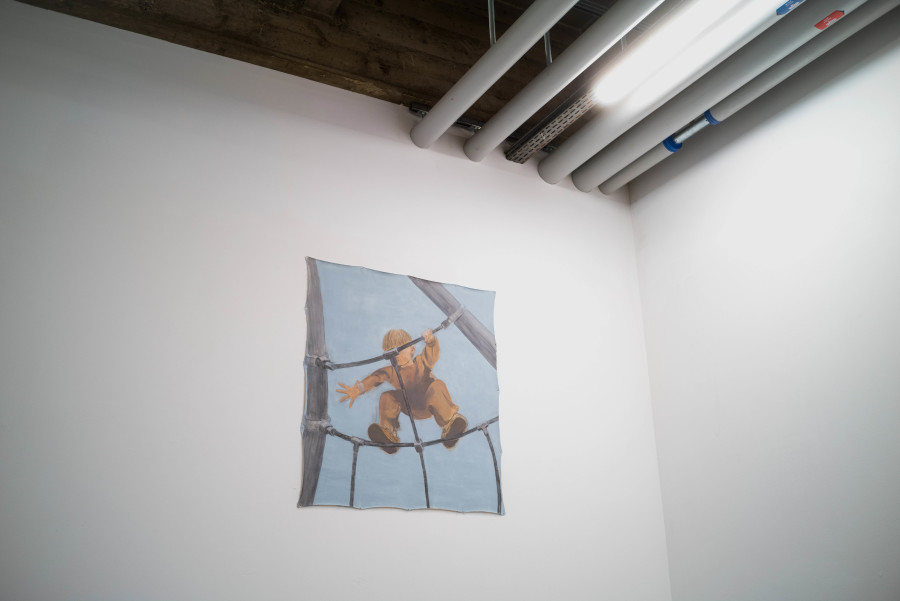 Exhibition view, Surely Tomorrow, Hugo Baud & Olive B. Godlee, Espace Sébeillon, Lausanne, 2025. Photo credit: Daniel Walcher