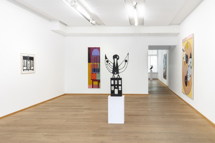 Austin Eddy: IN THE OFF-HOURS, Installation view, 2023, Livie Gallery, Photo: Esther Mathis.