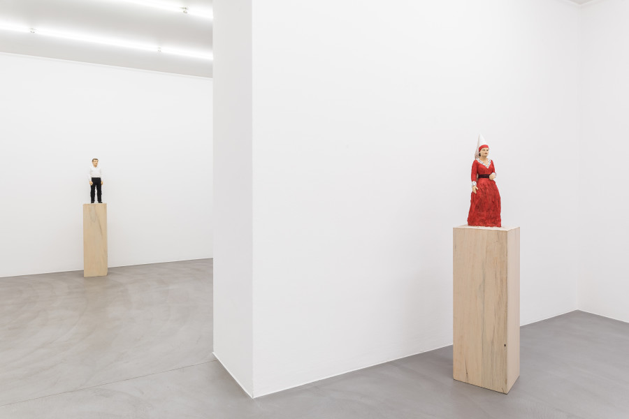 Exhibition view, Stephan Balkenhol, Mai 36 Galerie, 2023-2024.