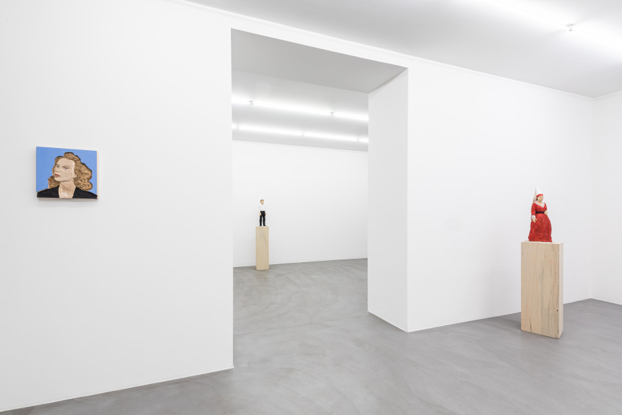 Exhibition view, Stephan Balkenhol, Mai 36 Galerie, 2023-2024.