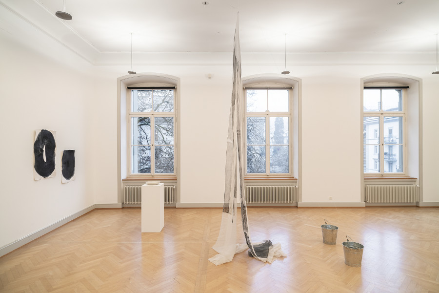 Pelagia Dalduris, Ohne Titel, 2021, Installationsansicht, Kunstmuseum St.Gallen, Foto: Anna-Tina Eberhard