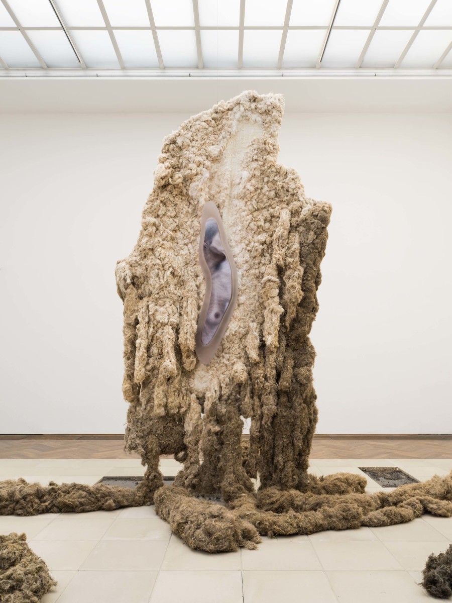 Klára Hosnedlová, Untitled (from the series To Infinity), 2023, installation view, in: Klára Hosnedlová, GROWTH, Kunsthalle Basel, 2024, photo: Zdeněk Porcal - Studio Flusser / Kunsthalle Basel