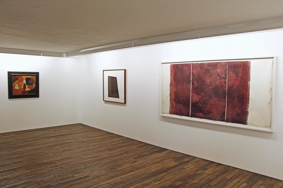 Installation view_Serge Poliakoff, Robert Mangold, Gotthard Graubner © Fabian & Claude Walter Galerie