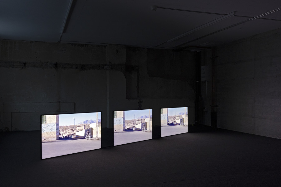 Exhibition view, Lale Keyhani, Parting Persepolis, For, Basel. Photography: Gina Folly / all images copyright and courtesy of the artist and For, Basel