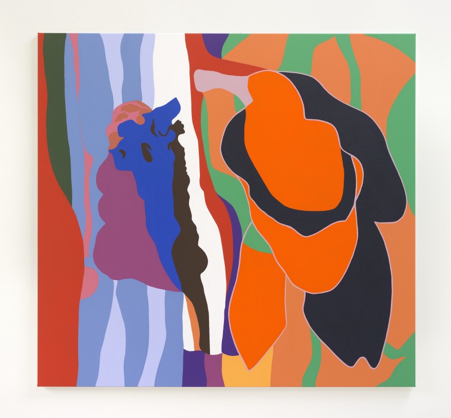 Jessica Russ, Sans titre, 2022, acrylic on canvas, 140 x 150 cm
