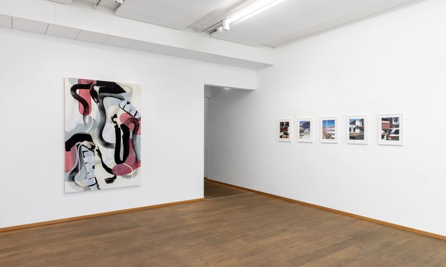 Installation view, Marius Lüscher, The World According to Freddy Perez, Livie Gallery, 2024.