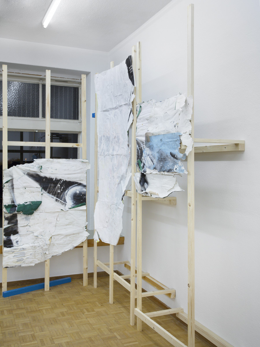 Amina Ross, installation view, Wet Excess, Sentiment, 2022. Picture credit: Philipp Rupp/Julien Gremaud. Courtesy of the artist and Sentiment