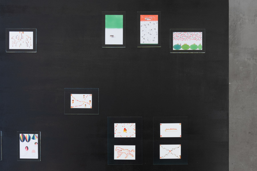 Exhibition view, Mix, Saehan Parc and Thilda Bourqui, Halmet, Zürich, 2026. Photo credit: WALENTINA