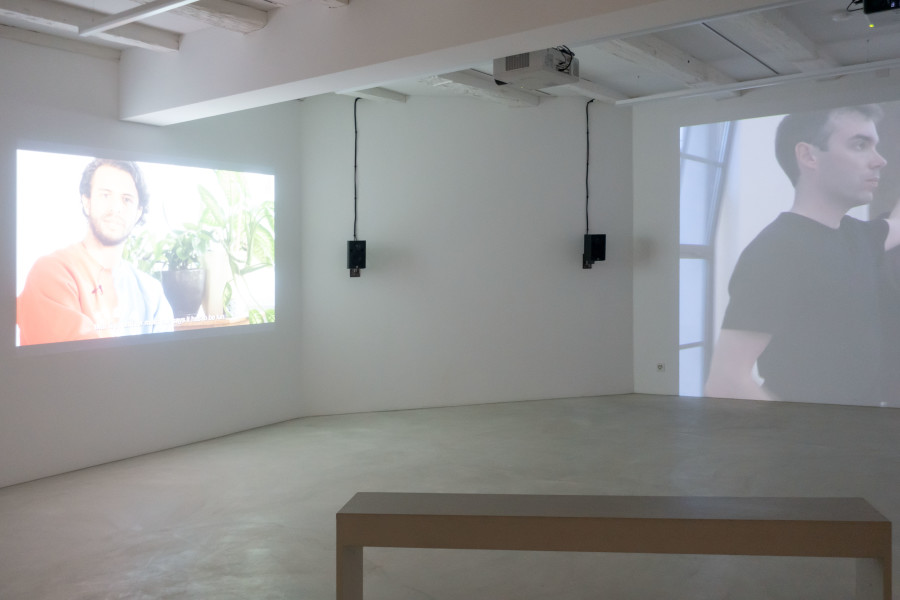 Exhibition view, Lysann König, Becoming LYSANN, Ausstellungsraum Klingental, 2022.