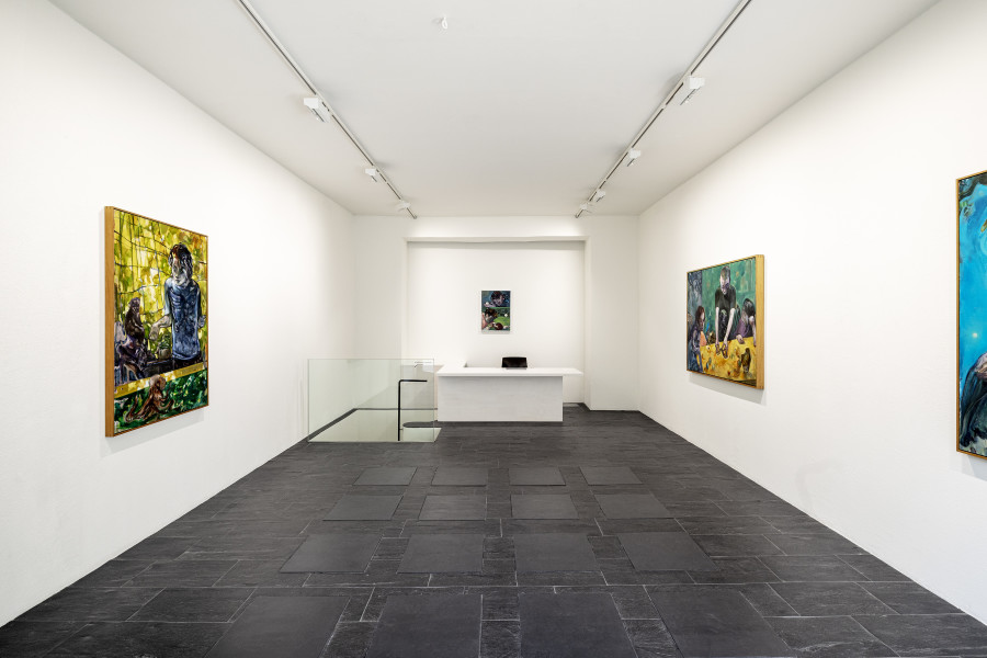 Exhibition view, Chen Zuo, Burn for the Day, Galerie Urs Meile, 2024-2025. Photo credit: Bruno Augsburger / Galerie Urs Meile