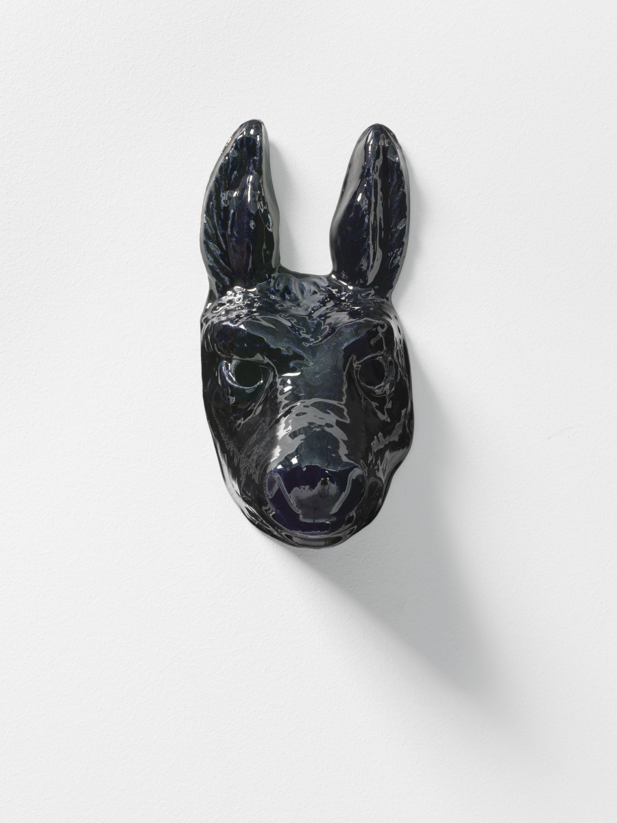 Mai-Thu Perret, With an unbounded force (black donkey), 2019
