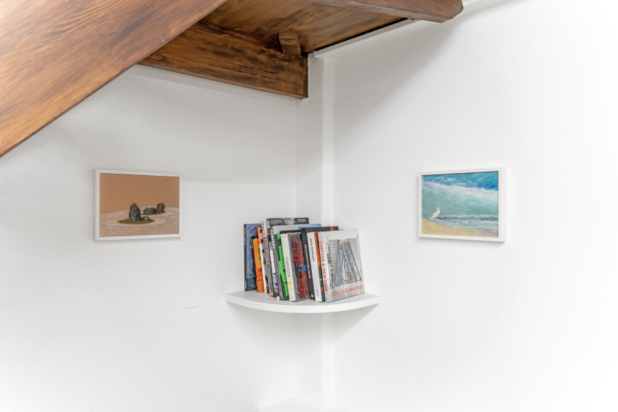 Exhibition views, Adam Cruces: Pastels, Blue Velvet, Zürich, Swiss, 2026. Photo: Adam Cruces