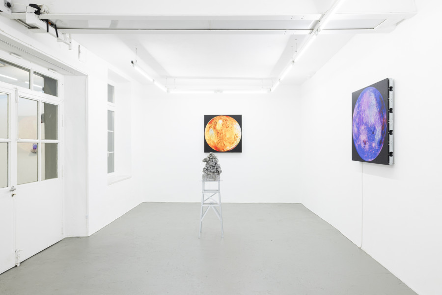 Installation view, Malte Bartsch, T.I.N.A., KALI Gallery, 2024.