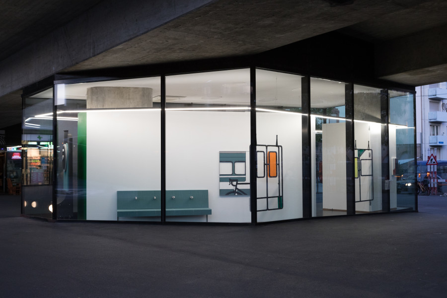 Milly Peck, A Matter of Routine, 2020. Installation view. VITRINE, Basel. Photographer: Nicole Bachmann.