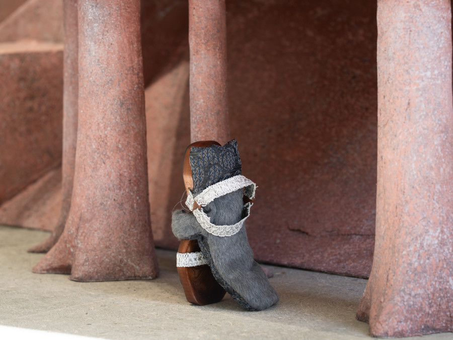 Exhibition view, Accoutrements, Rasmus Myrup, Centre d'Art Contemporain Yverdon-les-Bains (CACY), 2025-2026. Photo credit: Anne-Laure Lechat