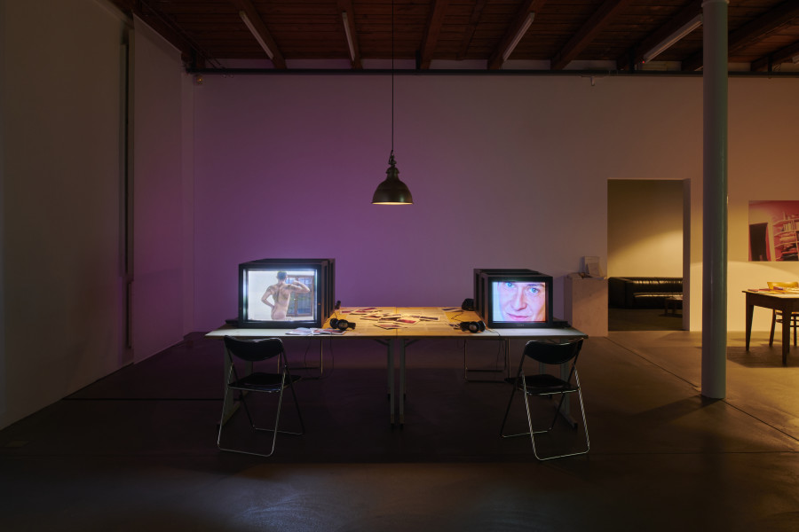 Exhibition view, “The films of Guillaume Dustan (2000-2004)”, Fri Art, 2021. Photo Guillaume Python. Courtesy of Fri Art Kunsthalle