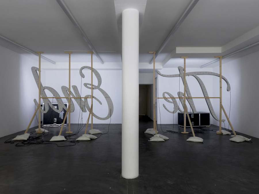 Installation view, Banks Violette, Bobby Pickett Plays the Hits. Bernheim Gallery, Zürich, 2026. Courtesy of the Artist and Bernheim Gallery, Zurich. Credit Photo: Annik Wetter